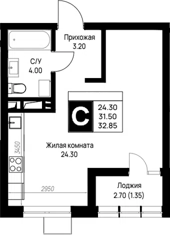 Планировка Студии