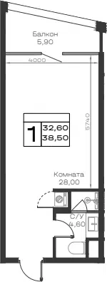 Планировка Студии