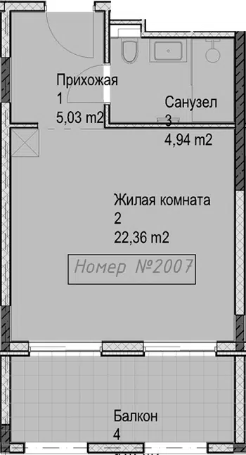 Планировка Студии