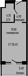 Планировка Студии