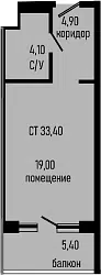 Планировка Студии