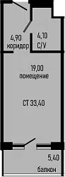Планировка Студии