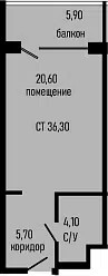Планировка Студии