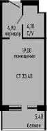 Планировка Студии