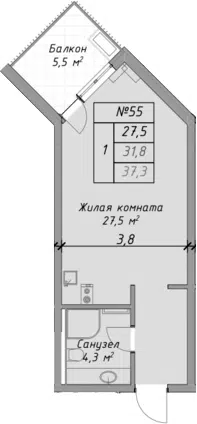 Планировка Студии