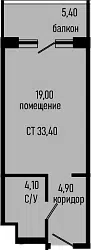 Планировка Студии