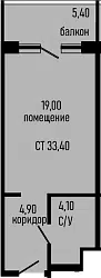 Планировка Студии