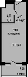 Планировка Студии