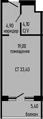 Планировка Студии