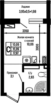 Планировка Студии