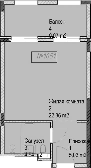 Планировка Студии