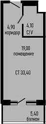 Планировка Студии