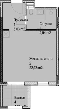 Планировка Студии