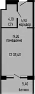 Планировка Студии