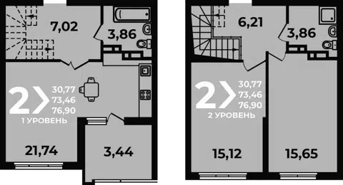 Планировка 3Е-к.кв