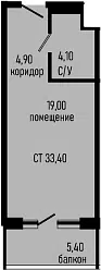 Планировка Студии