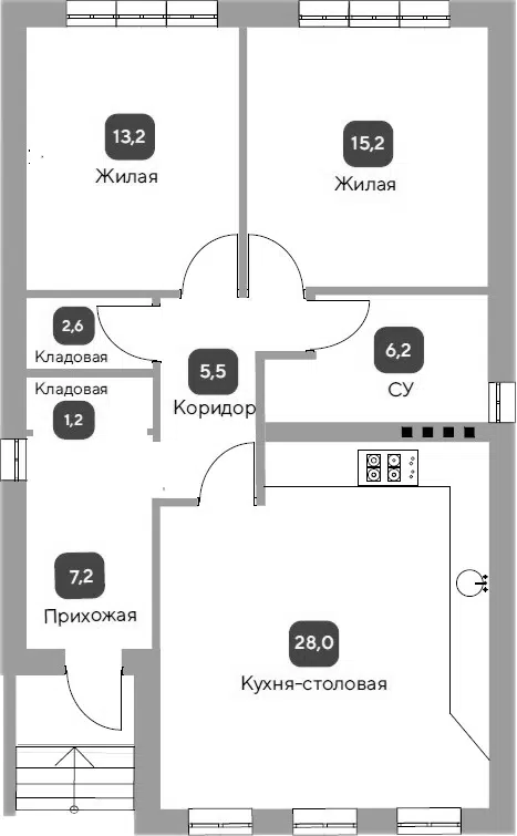 Планировка Коттеджи