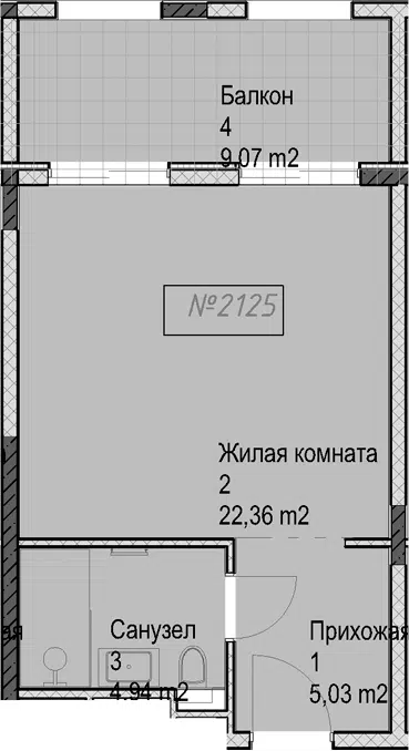 Планировка Студии