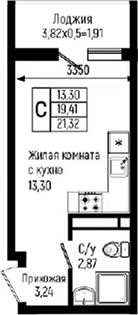 Планировка Студии