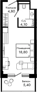 Планировка Студии