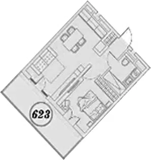 Планировка 2Е-к.кв