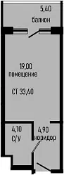 Планировка Студии