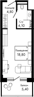 Планировка Студии
