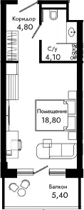Планировка Студии
