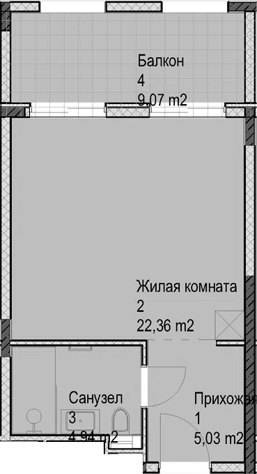 Планировка Студии