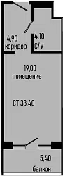 Планировка Студии