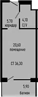 Планировка Студии
