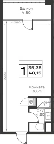 Планировка Студии