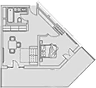 Планировка 2Е-к.кв