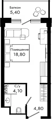Планировка Студии