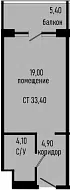 Планировка Студии