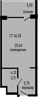 Планировка Студии