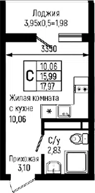 Планировка Студии