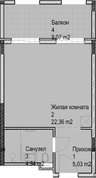 Планировка Студии
