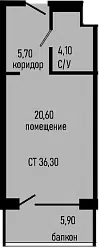 Планировка Студии
