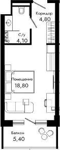 Планировка Студии