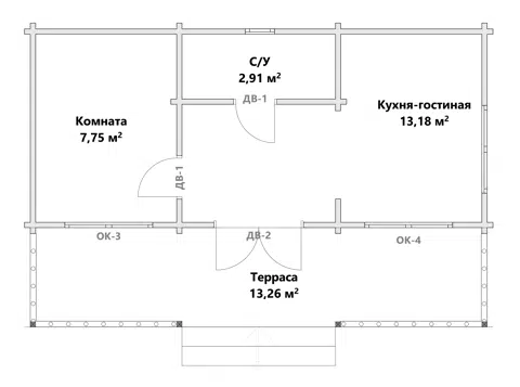 Планировка Коттеджи
