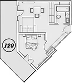 Планировка 2Е-к.кв