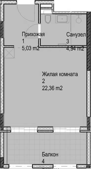 Планировка Студии