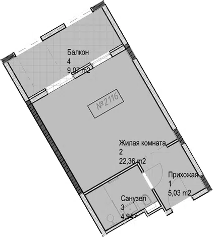 Планировка Студии