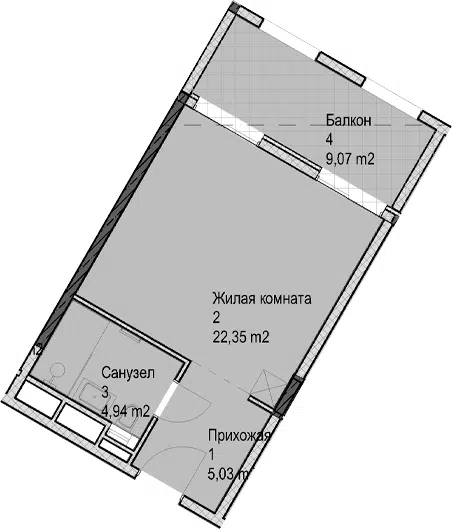 Планировка Студии