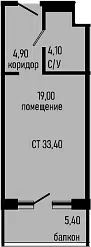 Планировка Студии