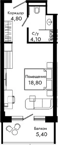 Планировка Студии