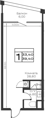 Планировка Студии