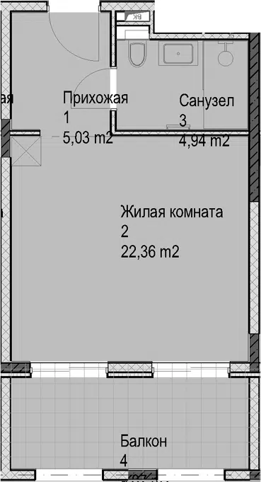 Планировка Студии