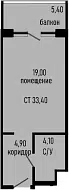 Планировка Студии